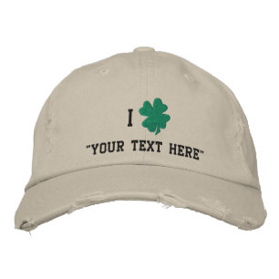 Bordada Gorra Shamrock, crea tu propio