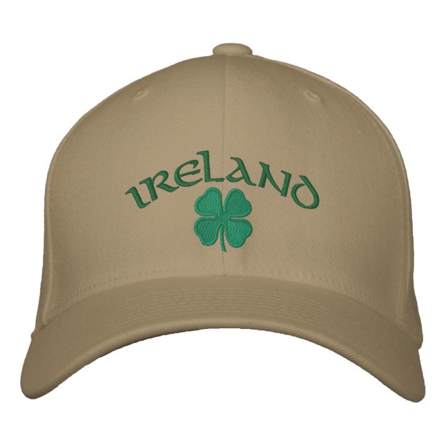 Bordada Gorra Shamrock de Irlanda (Anverso)