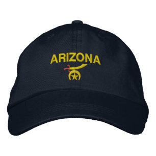 Bordada Gorra Shriner del Estado de Arizona