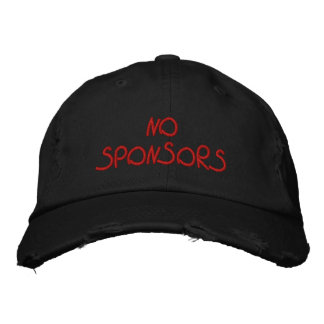 BORDADA GORRA SIN PATROCINADORES