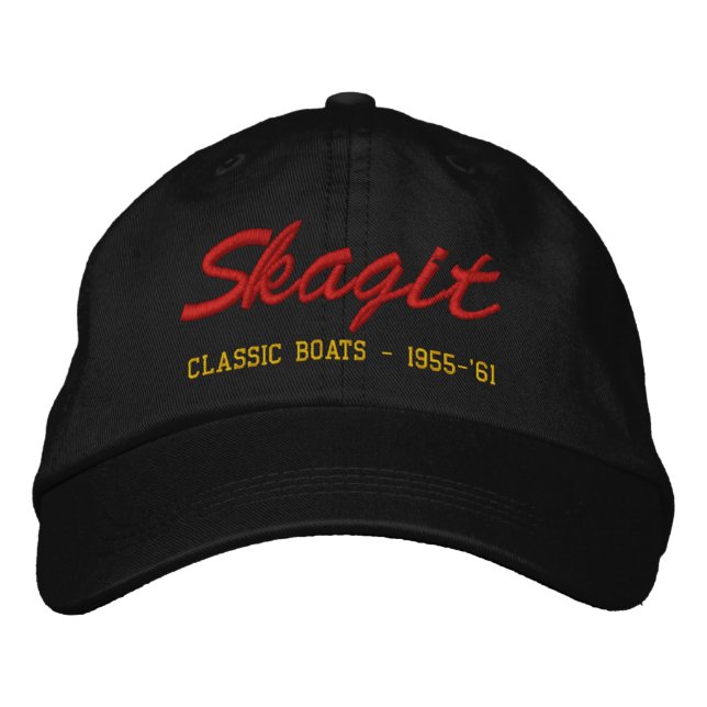 Bordada Gorra Skagit Classic Boats (Anverso)