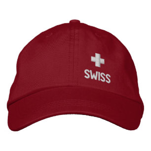 Bordada Gorra suizo