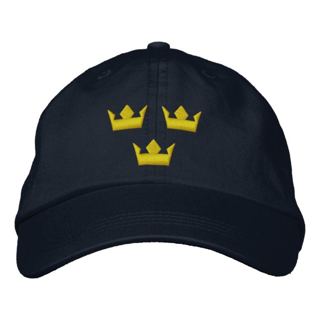 Bordada Gorra Tre Kroner de Suecia (Anverso)