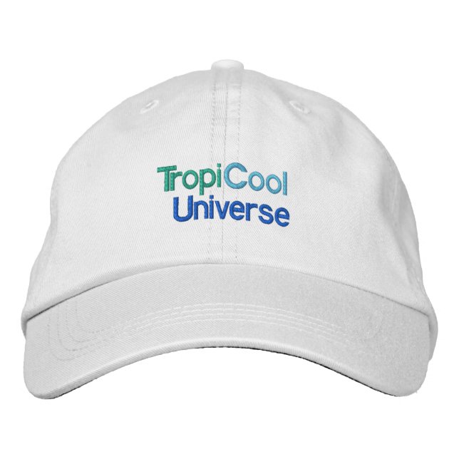 Bordada gorra TropiCoolUniverse (Anverso)