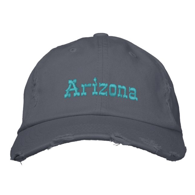 Bordada Gorra Turquoise de Arizona (Anverso)