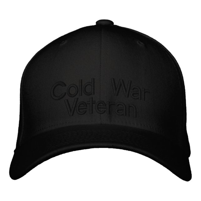 Bordada Gorra veterano de la Guerra Fría (moderado) (Anverso)