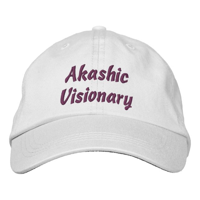Bordada Gorra visionario de Akashic (Anverso)