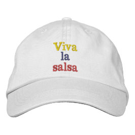 Bordada Gorra viva la salsa
