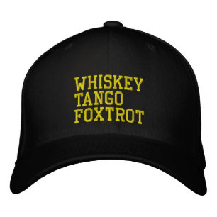 Bordada Gorra WhiskeyTangoFoxtrot (versión militar)