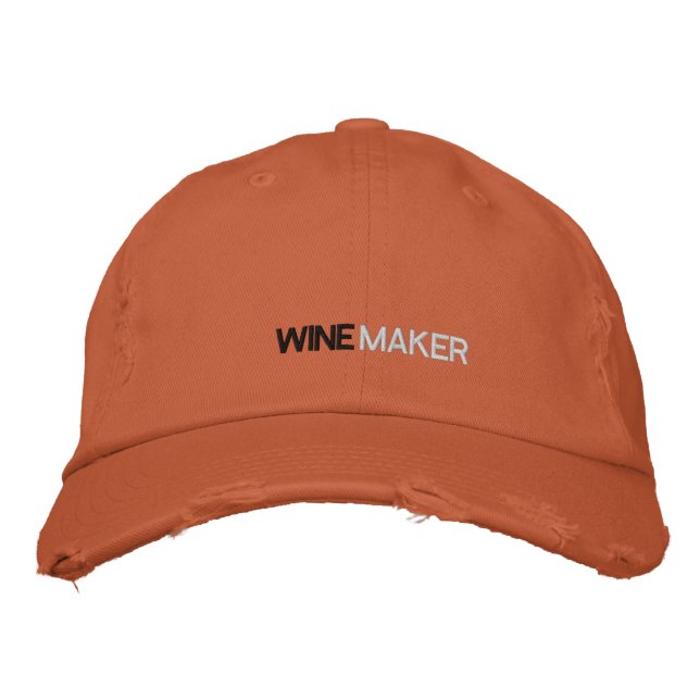 BORDADA GORRA WINE MAKER (Anverso)