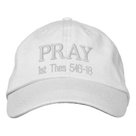Bordada GraceWear - Gorra de orina - Stitling blanco
