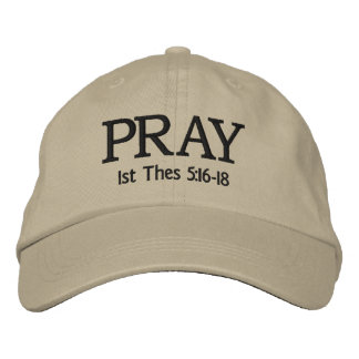 Bordada GraceWear - Gorra Pray - Stitching negro