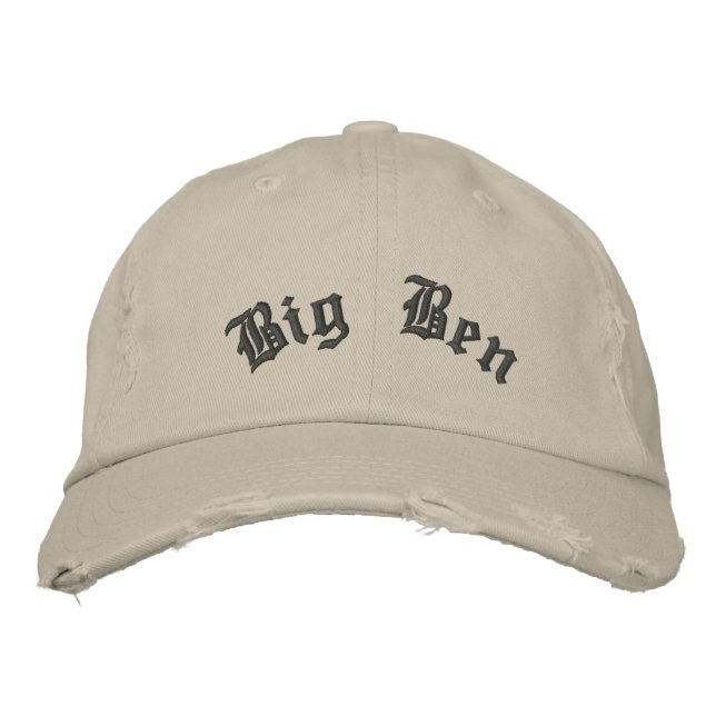 Bordada Gran Gorra con problemas de Ben (Anverso)