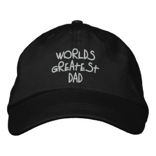 Bordada Gran papá del mundo, Gorra con el bordado