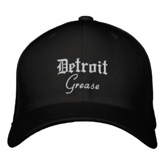 Bordada Grasa de desgaste Flex Fit Lana Gorra de béisbol n