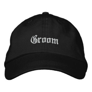 Bordada Groom Embroidered Gorra