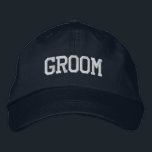 Bordada Groom gorra<br><div class="desc">Groom Gorra</div>