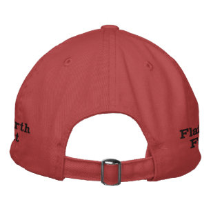 Bordada Haga tierra otra vez el gorra plano