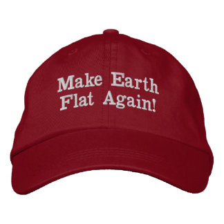 Bordada Haga tierra otra vez el gorra plano del triunfo