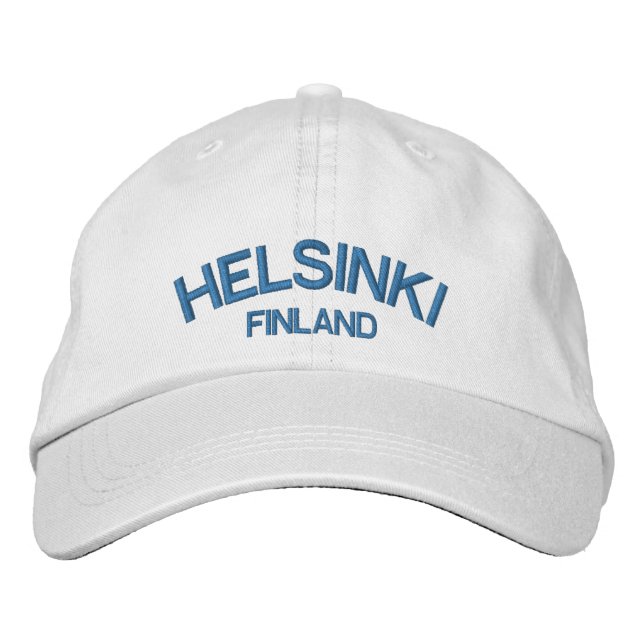Bordada Helsinki Finlandia Gorra ajustable clásico (Anverso)