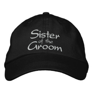 Bordada Hermana de la gorra del Boda bordadas de Groom