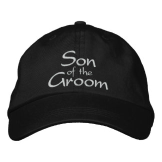 Bordada Hijo de la gorra del Boda bordadas de Groom