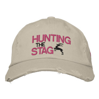 Bordada HUNCIÓN DE LA Gorra STAG para las mujeres