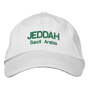 Bordada JEDDAH* Gorra personalizado de Arabia Saudita