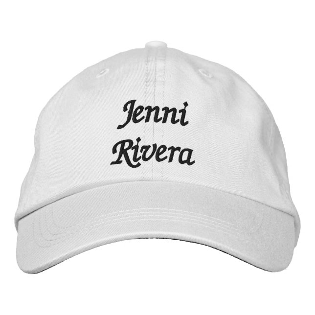 Bordada Jenni Rivera Gorra (Anverso)