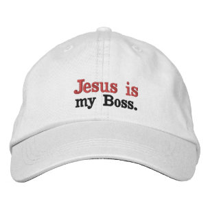 Bordada Jesús es mi gorra de moda de Boss