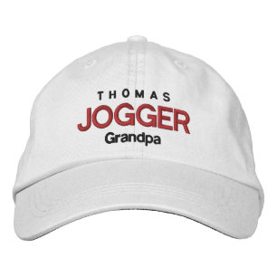 Bordada JOGGER GRANDPA Gorra ajustable personalizado V07B