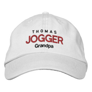 Bordada JOGGER GRANDPA Gorra ajustable personalizado V07B