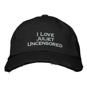 Bordada Juliet Gorra sin censura