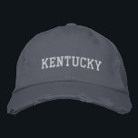 Bordada Kentucky Gorra ajustable para el embargo con énfas<br><div class="desc">Kentucky Gorra ajustable para el embargo con énfasis</div>