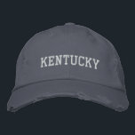 Bordada Kentucky Gorra ajustable para el embargo con énfas<br><div class="desc">Kentucky Gorra ajustable para el embargo con énfasis</div>