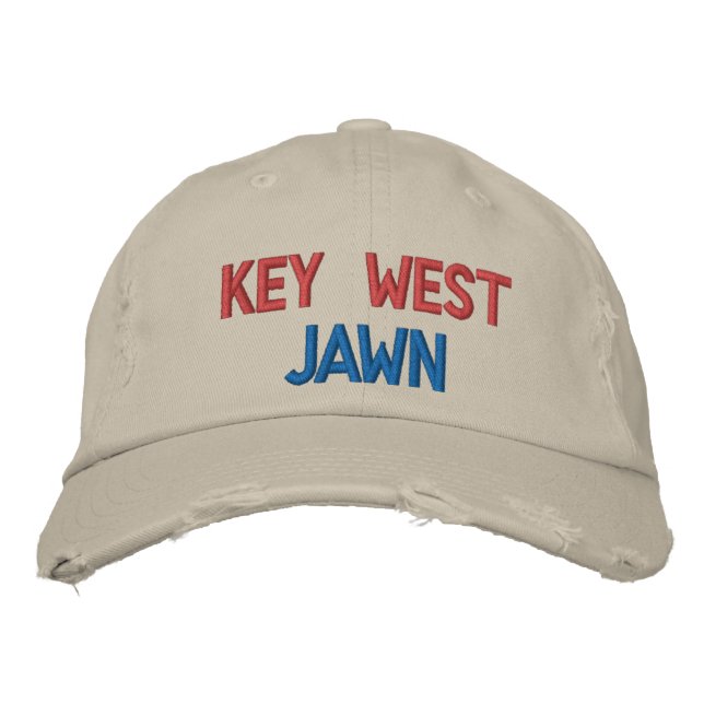 BORDADA KEY WEST JAWN GORRA (Anverso)