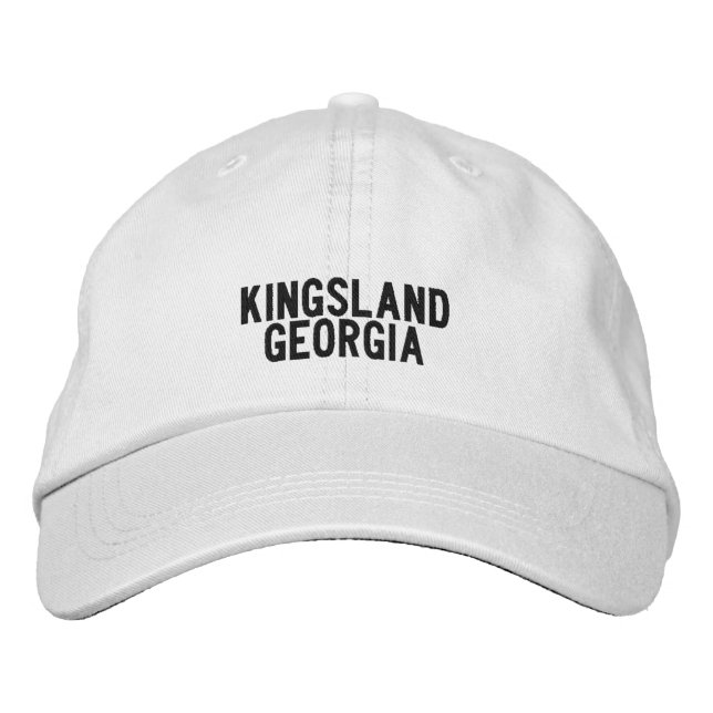 Bordada Kingsland Georgia Gorra (Anverso)