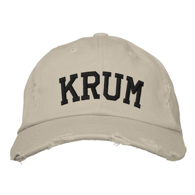 Bordada Krum Embroidered Gorra (Anverso)
