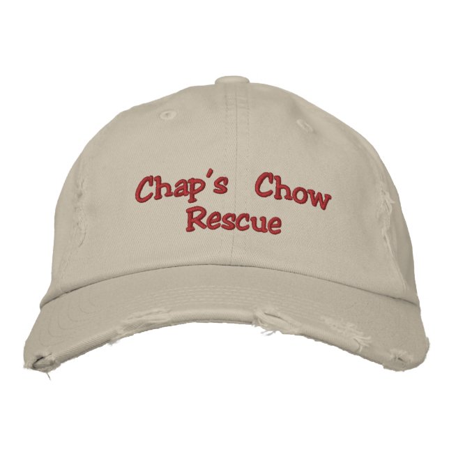 Bordada La gorra de Chap (Anverso)