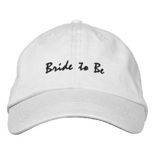 Bordada La novia será la gorra