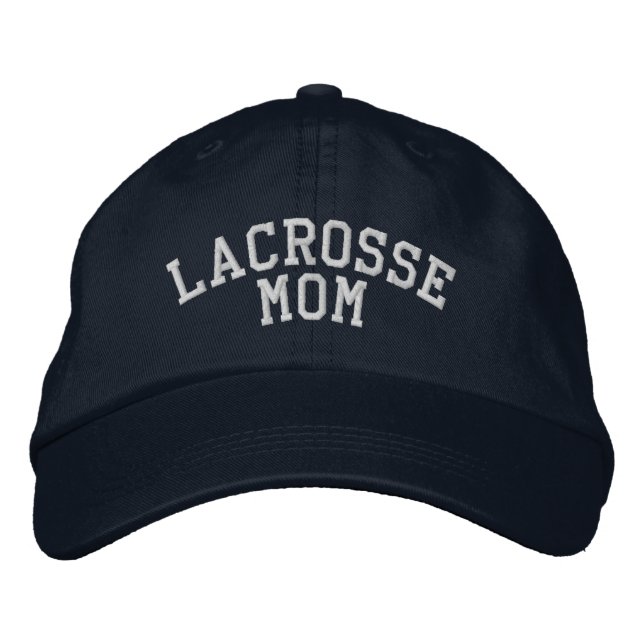 Bordada Lacrosse Mom Embroidered Gorra (Anverso)