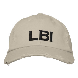 BORDADA LBI GORRA LONG BEACH ISLAND NEW JERSEY 08008
