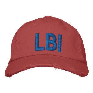 BORDADA LBI GORRA LONG BEACH ISLAND NEW JERSEY 08008