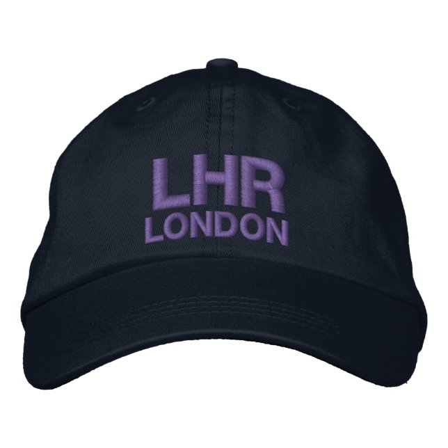Bordada LHR London Heathrow Emroidered Gorra (Anverso)