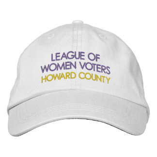 Bordada Liga de Mujeres Votantes Gorra de Béisbol