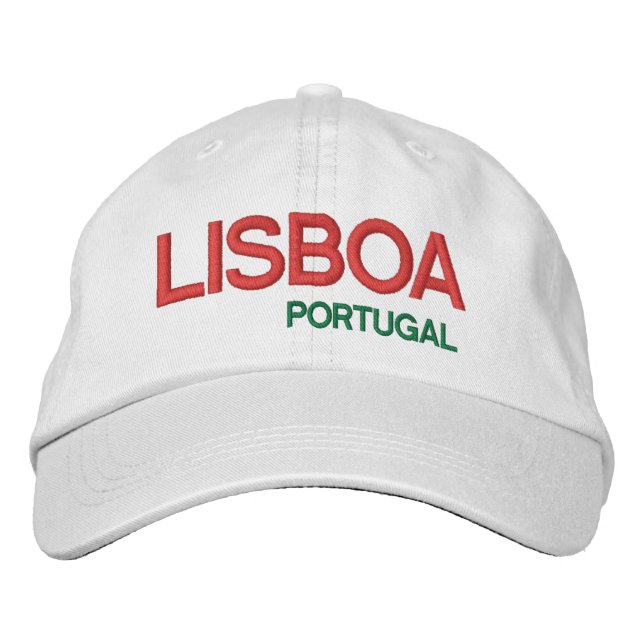 Bordada LISBOA PORTUGAL Embroidered Gorra (Anverso)