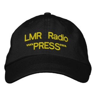 Bordada LMR Gorra de Prensa