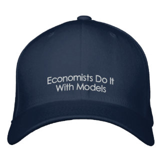 Bordada Los economistas lo hacen con modelos de Gorra de t
