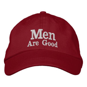 Bordada Los hombres son buen gorra