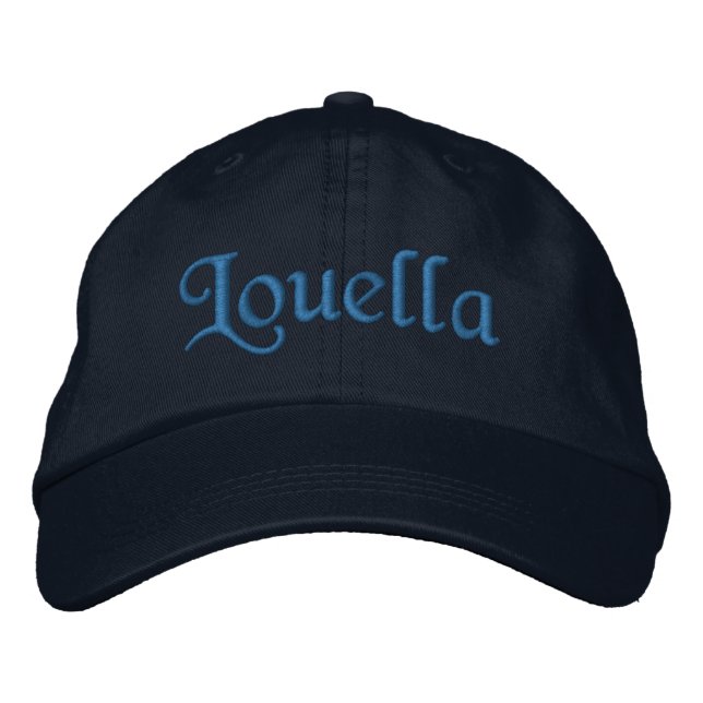 Bordada Louella Personalizada Embroidadas Gorra de Béisbol (Anverso)
